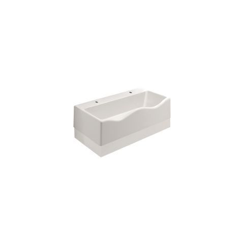 Geberit Public Bathroom Sink Bambini 2 Holes For Children 900x200x415mm Alpine White