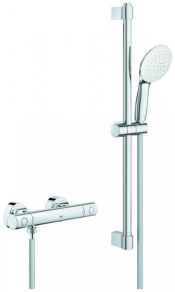 Shower Set Grohe Grohtherm 800 Cosmopolitan Thermostatic mixer, 2 jets 600mm Chrome 34768001