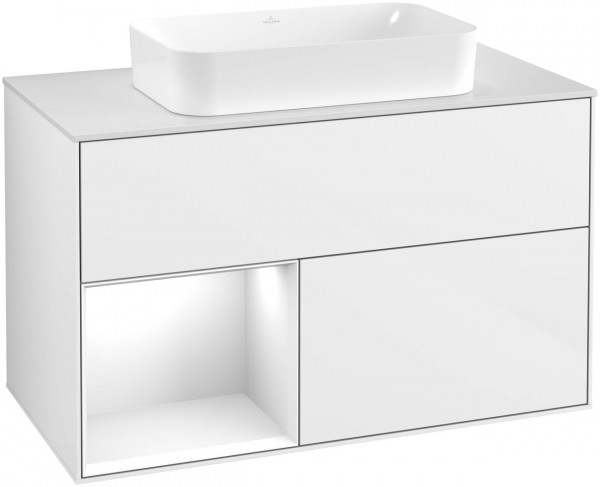 Villeroy and Boch Vanity Unit Finion 1000x603x501mm F64200PD F651GFGF