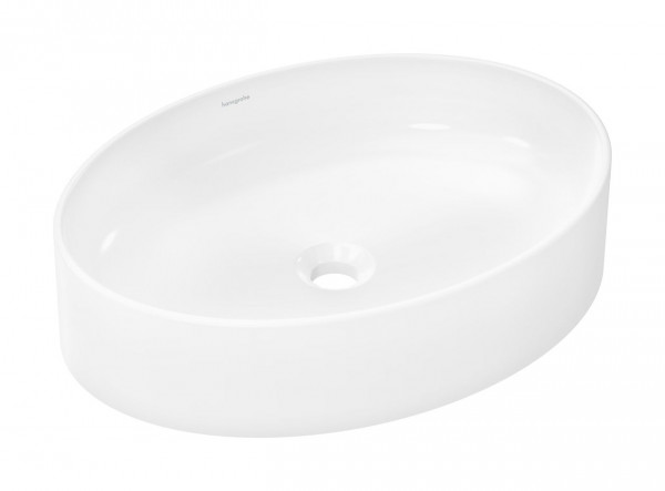 Countertop Basin Hansgrohe Xuniva D Oval 550x400x130 mm White
