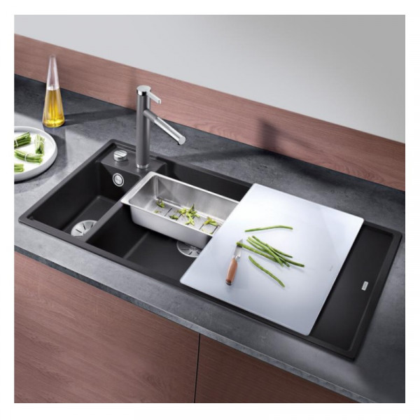 Blanco Undermount Sink Axia III 6 S Anthracite with glass board (524653)