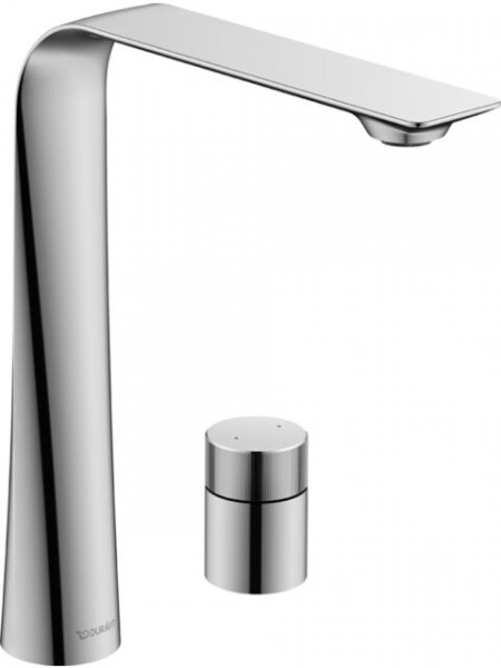 Duravit Tall Basin Tap D.1 2 holes with twist handle 253mm Chrome