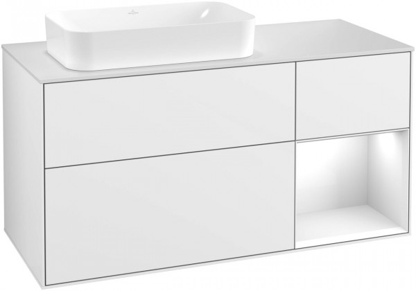 Villeroy and Boch Vanity Unit Finion 1200x603x501mm F272MTPD F281GFGF