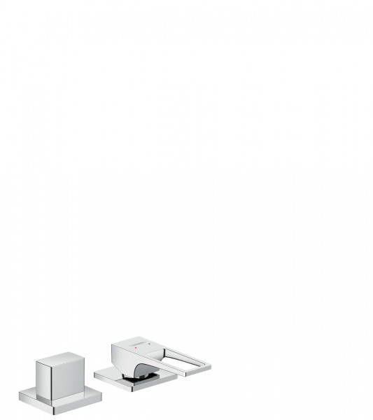 Hansgrohe 2-hole rim mounted single lever bath mixer Metropol Chrome (74548000)