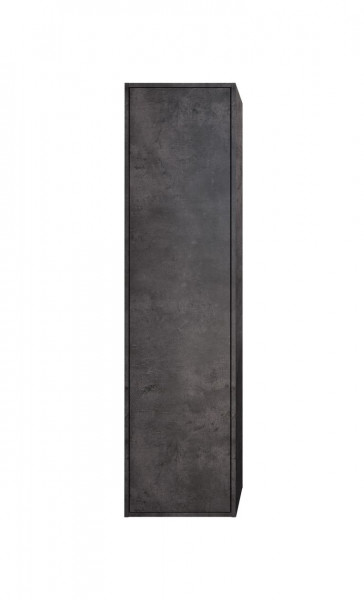 Allibert Tall Bathroom Cabinet MARNY 1 door 400x1560x350mm Dark Concrete