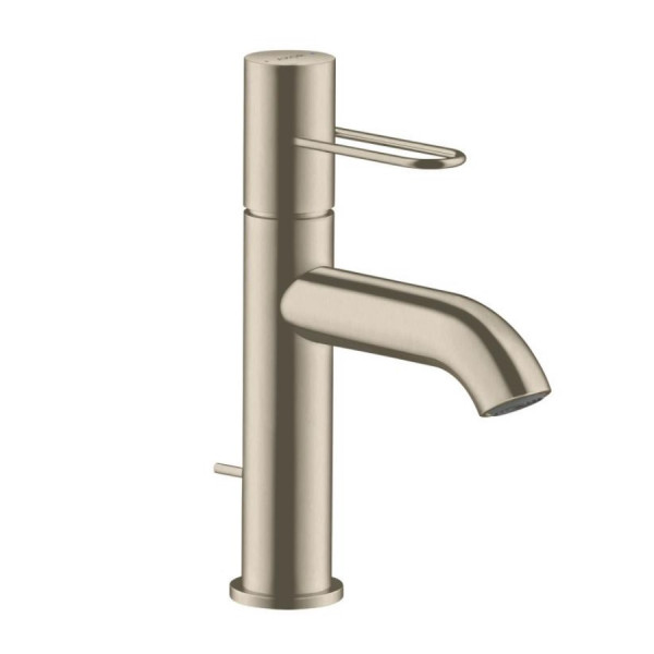Axor Washbasin mixer with drain fitting 100 mm Uno Brushed Nickel