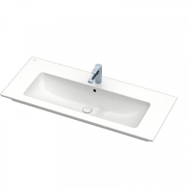Villeroy and Boch Vanity Washbasin with overflow Venticello 1200x500mm 4104CLR1