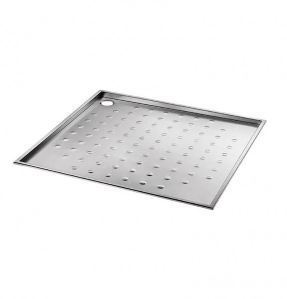 Square Shower Tray Polished Stainless Steel 900 x 900 mm 150600