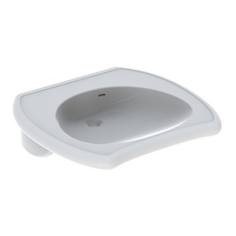 Geberit Disabled Sink Vitalis Visible Overflow 650x150x600mm White
