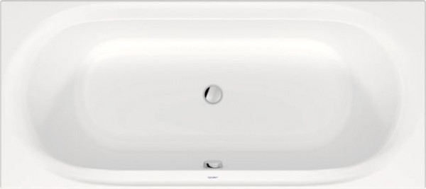 Standard Bath Duravit Soleil by Starck Built-in, centre drain, 2 backs 1800x800mm White