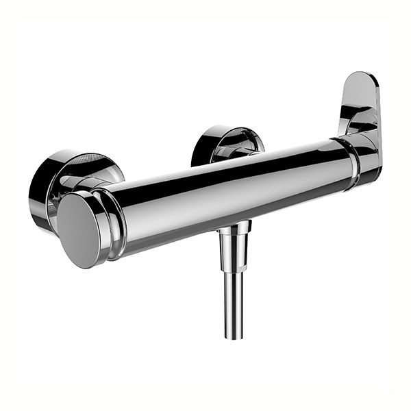 Thermostatic Shower Mixer Laufen THE NEW CLASSIC with shower set Chrome