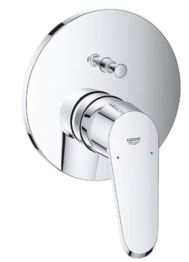 Grohe Bathroom Tap for Concealed Installation Eurodisc Cosmopolitan with 2-way diverter Chrome