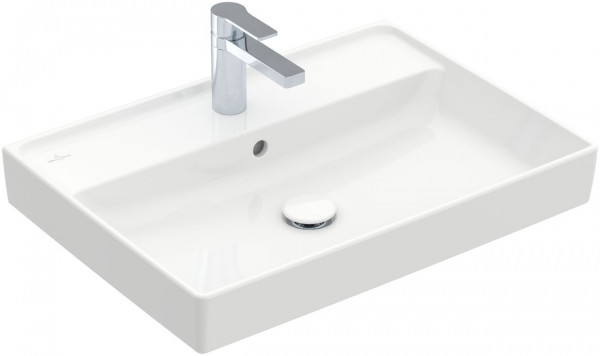 Villeroy and Boch Vanity Washbasin Collaro 1 hole with overflow White Alpin 650mm