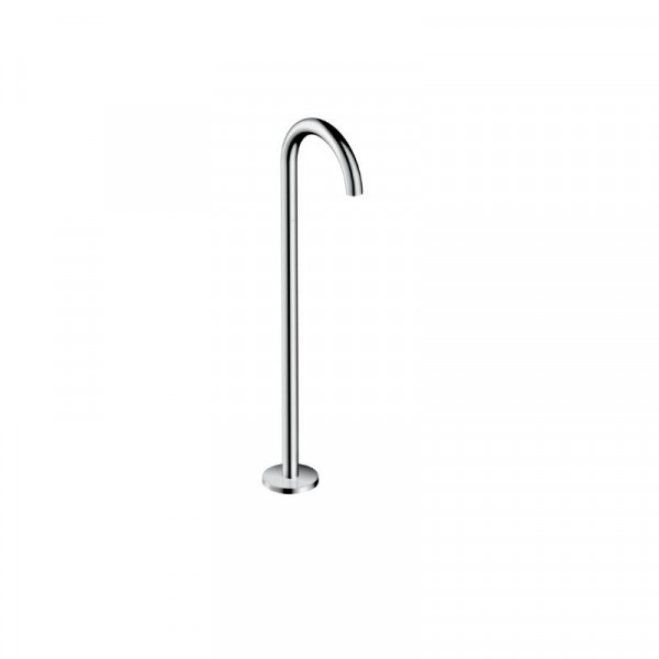 Axor Uno Curved Bath Spout Floor-standing Chrome 226 mm