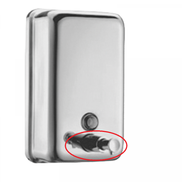 Delabie Valve for wall mounted soap dispenser tap Stainless Steel 6568