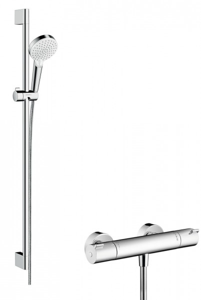 Hansgrohe Shower Set Crometta Vario Shower Set 0.90 m//Ecostat 1001 CL