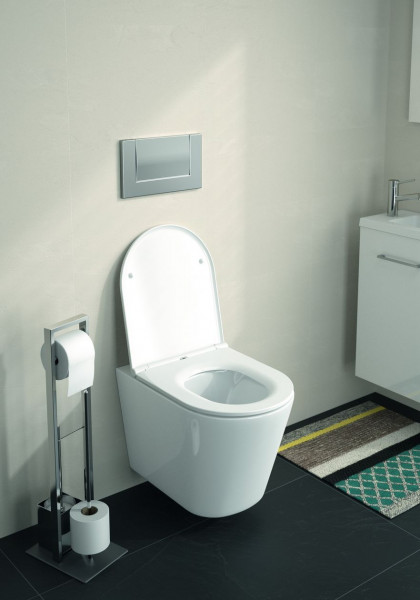 Allibert Soft Close Toilet Seat DUNEO 365x36x470mm Glossy White