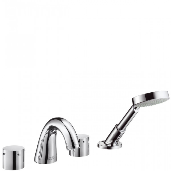 Deck Mounted Bath Tap Starck mixer four mounting holes on groove footed Axor