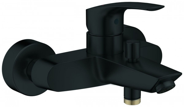 Wall Mounted Bath Shower Mixer Tap Grohe Eurosmart Black Mat 333002433