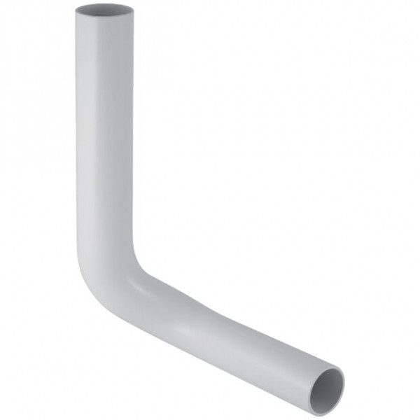 Geberit Plumbing Fittings Connection bend 90° 28x21 cm right 18 cm Alpine White d50/44