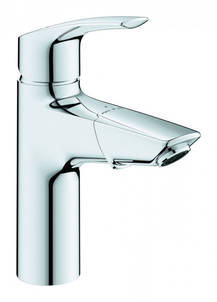 Single Hole Mixer Tap Grohe Eurosmart with pull-out spout and Push-Open waste set Chrome