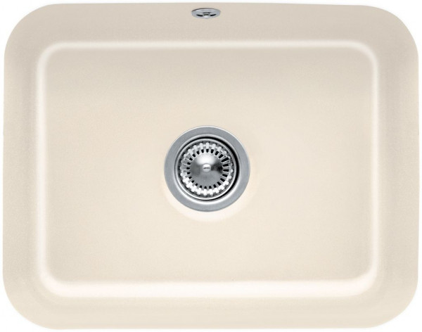 Villeroy and Boch Undermount Sink Cisterna 60C Manual Draining Ivory CeramicPlus