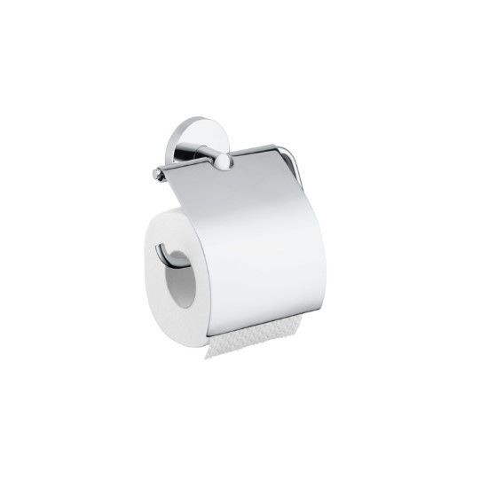 Hansgrohe Toilet Roll Holder Logis Chrome with Cover 40523000
