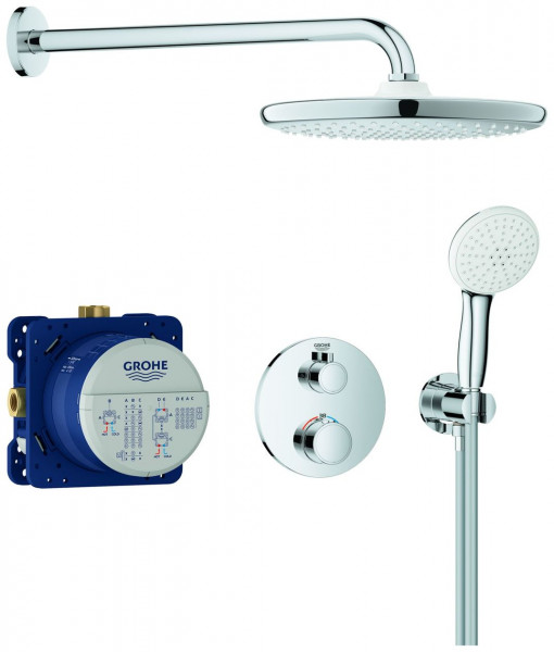 Concealed Shower Grohe Grohtherm Thermostatic ⌀250 mm Chrome 34872000