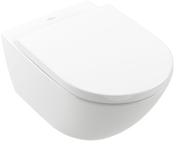 Wall Hung Toilet Villeroy and Boch Subway 3.0 TwistFlush 370mm Stone White CeramicPlus