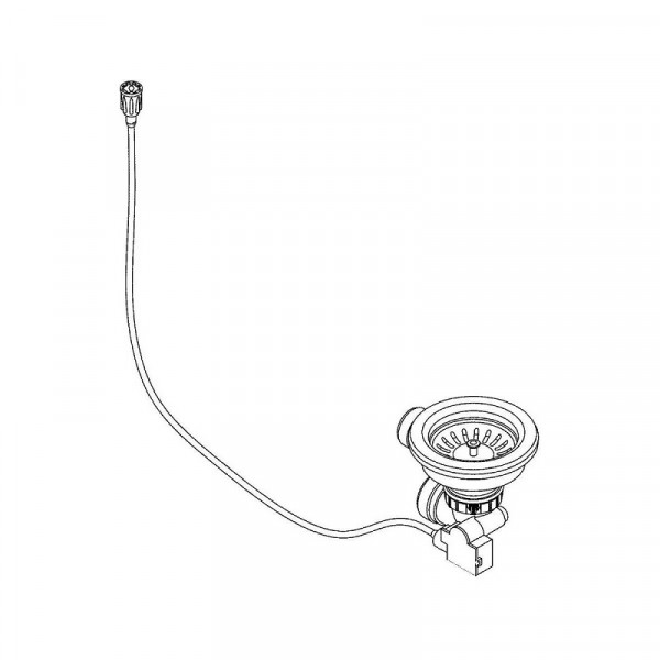 Grohe Kitchen drain with strainer and stem 350x118x76mm 42588SD1