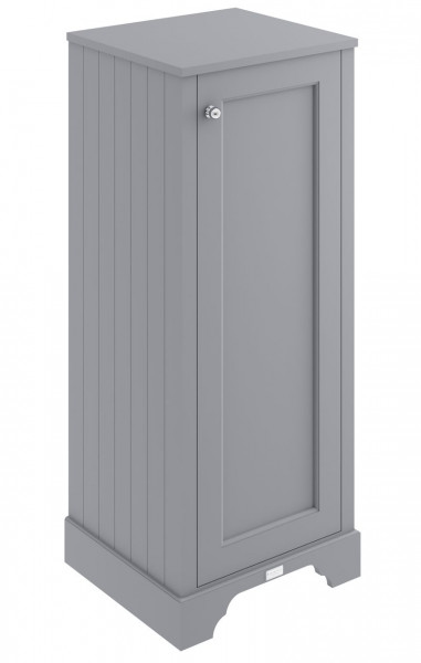 Tall Bathroom Cabinet Bayswater Traditional Plummett Grey