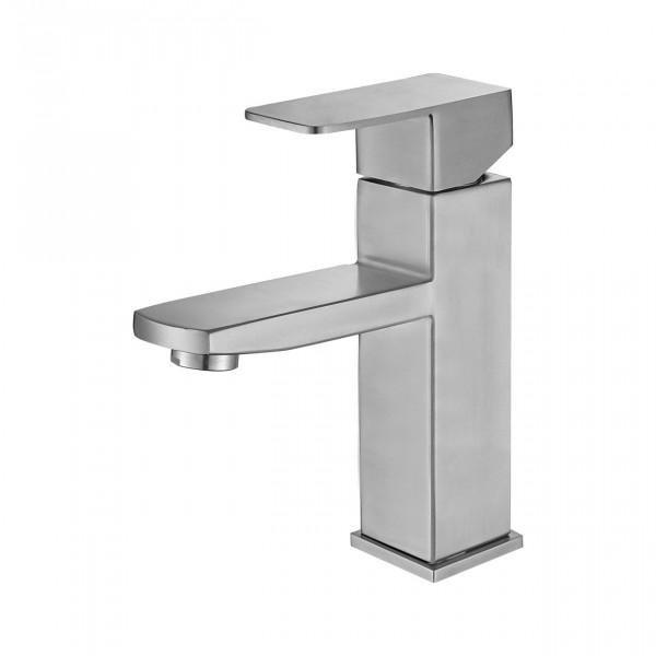 Single Hole Mixer Tap Allibert KARA Brushed Chrome