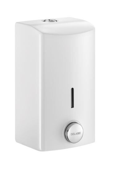 Delabie wall mounted soap dispenser Stainless Steel White powder-coated