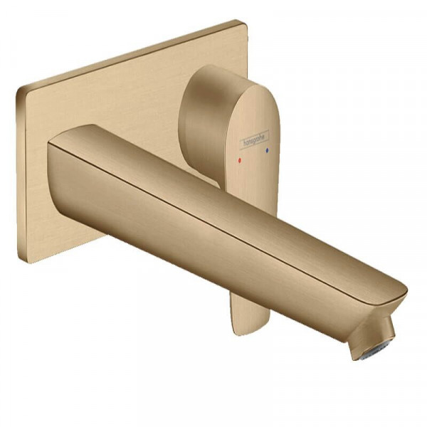 Hansgrohe Wall Mounted Basin Tap Talis E Brushed bronze 240 mm 71734140