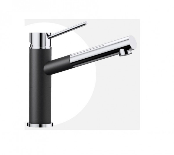 Blanco Pull Out Kitchen Tap ALTA-S Compact Anthracite/Chrome