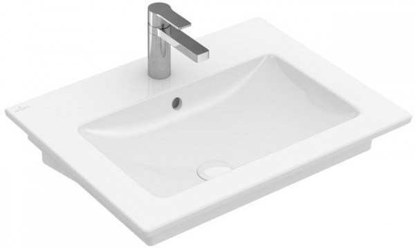 Villeroy and Boch Washbasin with overflow Venticello 600 x 500 mm (41246) White Alpin CeramicPlus