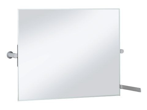 Keuco Large Bathroom Mirror swivel Plan Care 600x540mm Chome