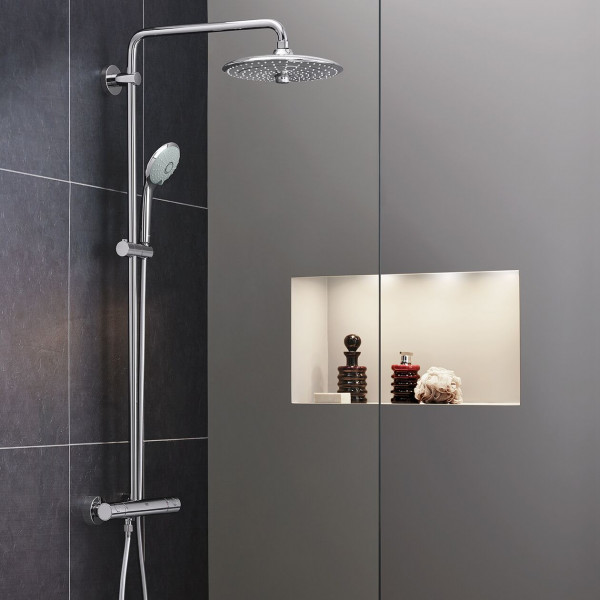 Grohe Thermostatic Shower Euphoria 260 with thermostat for wall mounting