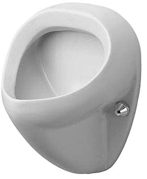 Duravit Urinal Bill Horizontal Outlet White Concealed inlet 851350000