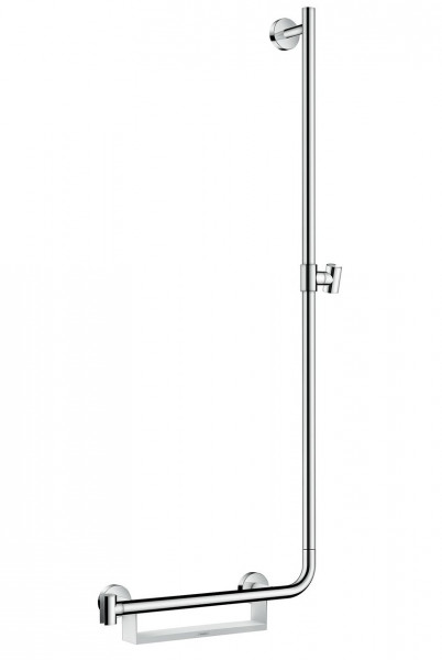 Hansgrohe Shower Rail Unica Comfort 110m with grab rail right without hose 26404400
