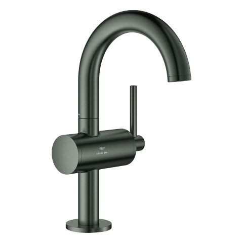 Single Hole Mixer Tap Grohe Atrio 234mm Brushed Hard Graphite