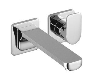 Villeroy and Boch by Dornbracht CULT Wall-mounted single-lever basin tap with individual rosettes (3681296000)