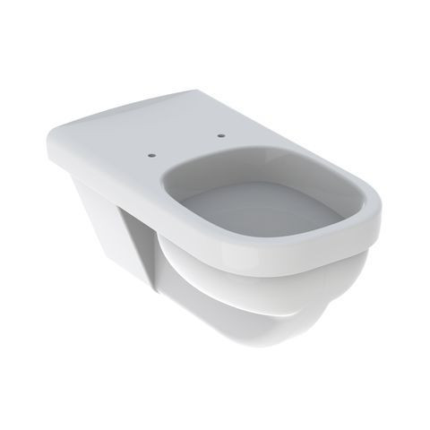 Geberit Wall Hung Toilet Renova Comfort Pan  With Rim Flat Bottom 390x360x700mm White