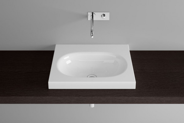Bette Counter Top Countertop Basin without tap holes Comodo 600x495x60mm White A205-000