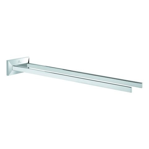 Wall Mounted Towel Rack Grohe Allure Brilliant with 2 non-pivoting arms Chrome
