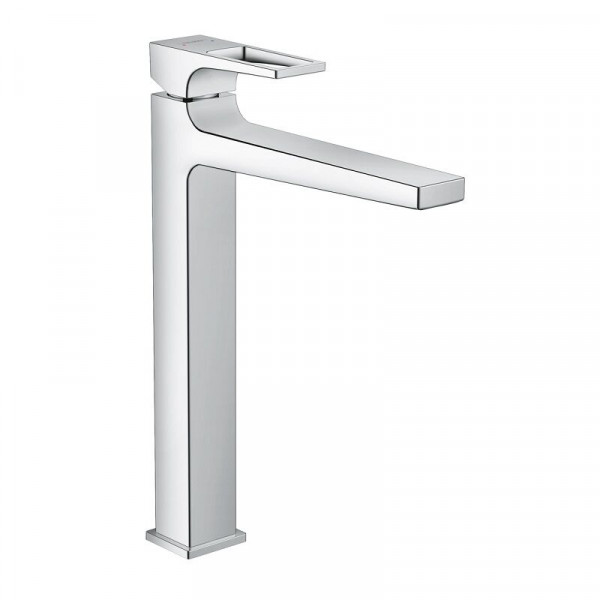 Hansgrohe Metropol Single lever Tall Basin Tap 260 with loop handle and push open waste for washbowls