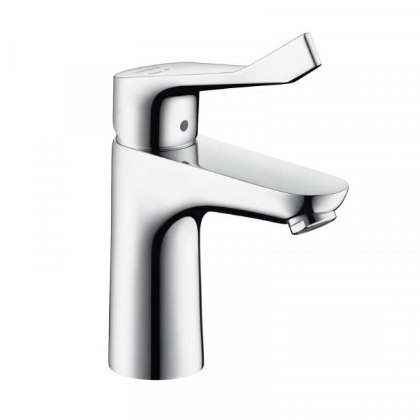 Hansgrohe Basin Mixer Tap Focus 100 CoolStart out waste and extra long handle