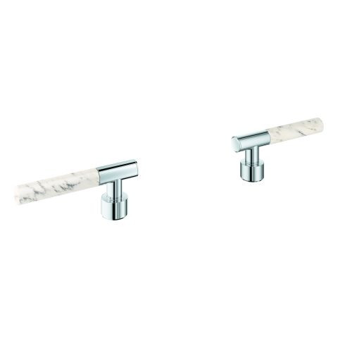 Lever Tap Grohe Atrio Private Collection Caesarstone White Attic Chrome 48458000