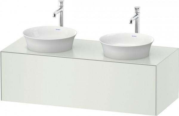 Double Basin Cabinet Duravit White Tulip 1300x408mm White silk matt WT4978B3636