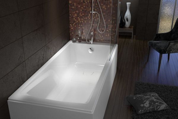 Allibert Standard Bath SYLENE White 1800x800x545-550mm 227810